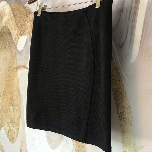 TOPSHOP | Black Bodycon Mini Skirt in Stretchy Material Size 8 - Picture 3 of 8